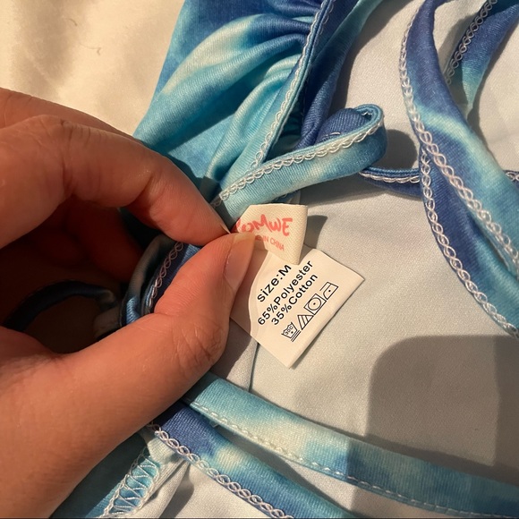 Criss cross backless halter top NWOT - Picture 5 of 5